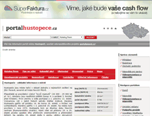 Tablet Screenshot of portalhustopece.cz